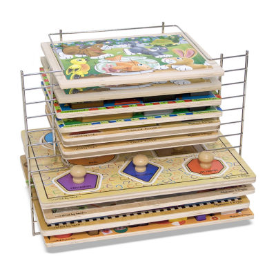 Melissa & Doug Deluxe Wire Puzzle Rack Puzzle