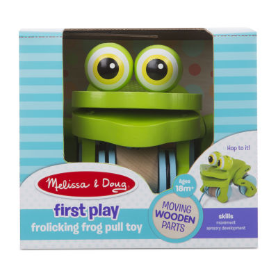Melissa & Doug First Play - Frolicking Frog Pull Toy