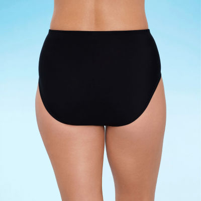 Liz Claiborne Comfort Waistband Brief Bikini Swimsuit Bottom