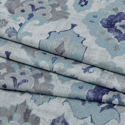 Max Blackout Baylor Print Grommet Top Energy Saving 100% Single Curtain Panel