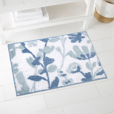 IZOD Mystic Floral Reversible Bath Rug