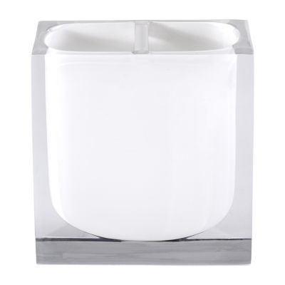 IZOD Marina White Toothbrush Holder