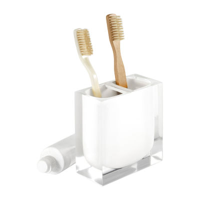 IZOD Marina White Toothbrush Holders