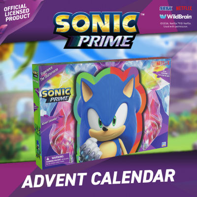 Sonic Prime Advent Calendar 24 Days Sonic the Hedgehog Action Figure