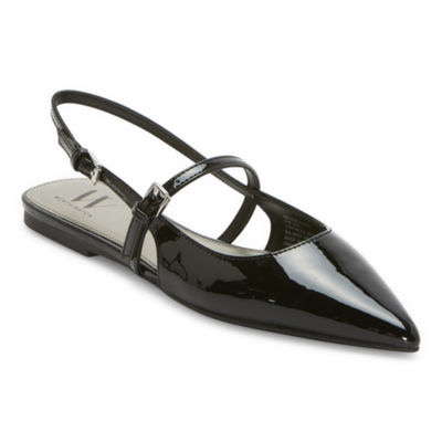 Worthington Khloe Womens Pointed Closed Toe Ballet Flats