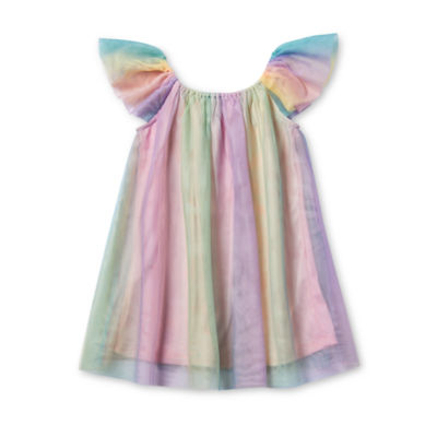 Okie Dokie Toddler & Little Girls Short Sleeve Cap Tutu Dress