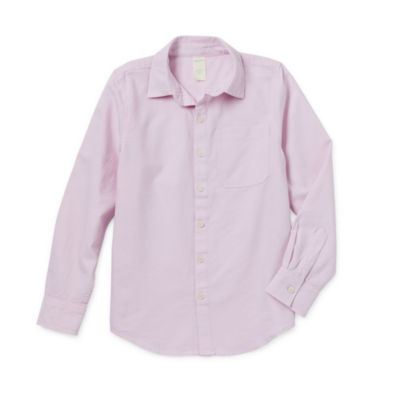 Thereabouts Little & Big Boys Long Sleeve Button-Down Shirt