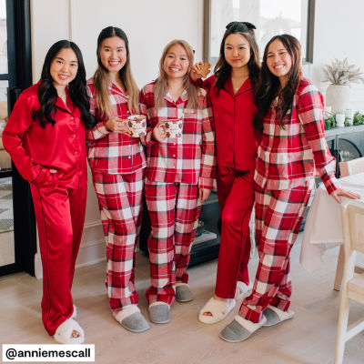 Women's 2 piece online flannel pajamas