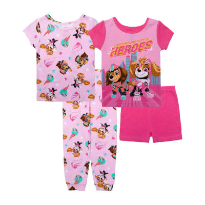 LICENSED PROPERTIES Toddler Girls 4 pc. Paw Patrol Pajama Set