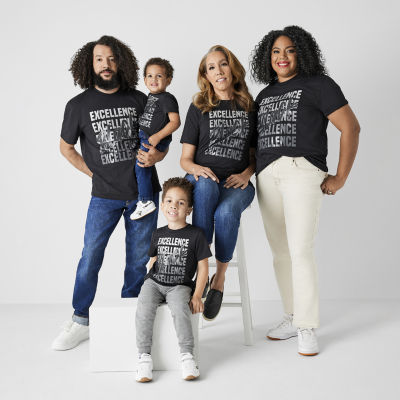 Hope & Wonder Black History Month Toddler Short Sleeve 'Black Excellence' Graphic T-Shirt
