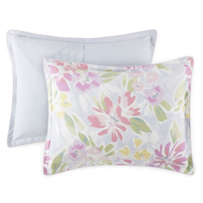 IZOD Madison Floral Cotton Reversible Comforter Set