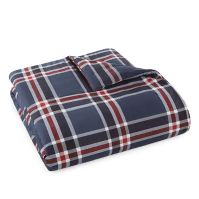 IZOD Aberdeen Plaid Reversible Comforter Set