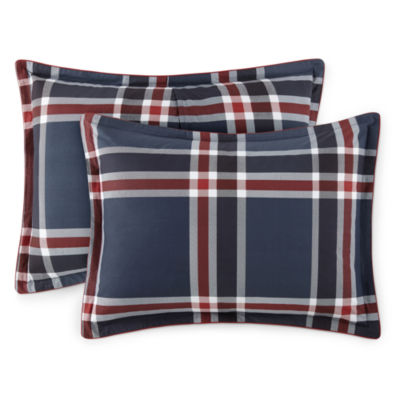 IZOD Aberdeen Plaid Reversible Comforter Set