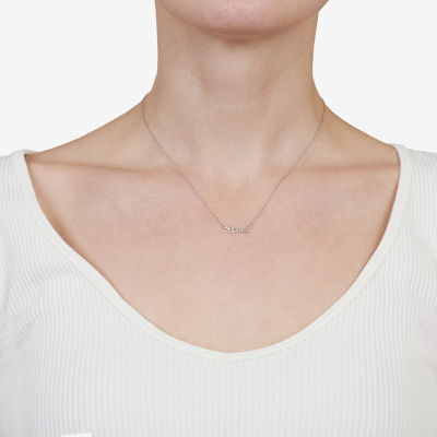 Silver Treasures Zodiac Womens Sterling Silver 16 Inch Pendant Necklace