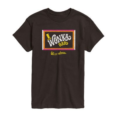 Mens Short Sleeve Willy Wonka Graphic T-Shirt