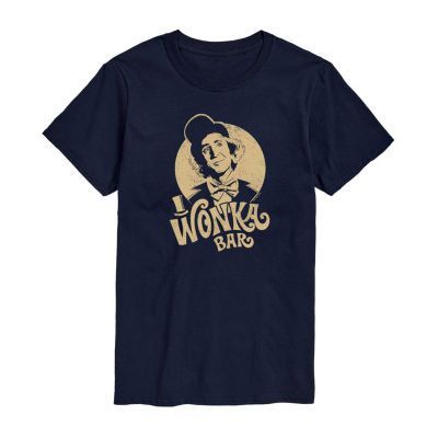 Mens Short Sleeve Willy Wonka Graphic T-Shirt