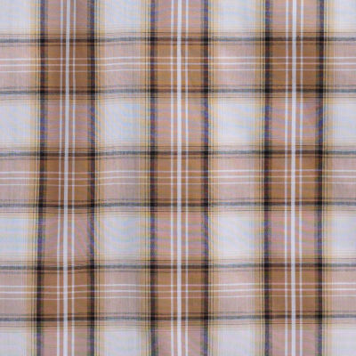 Ely Cattleman Textured Plaid Mens Long Sleeve Western Shirt