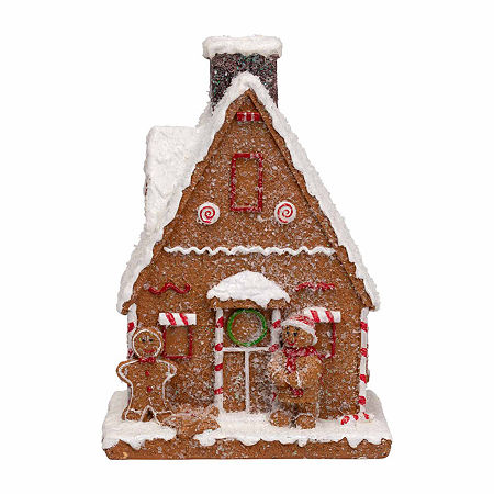 Northlight 8 Gingerbread House Christmas Tabletop Decor, One Size, Brown