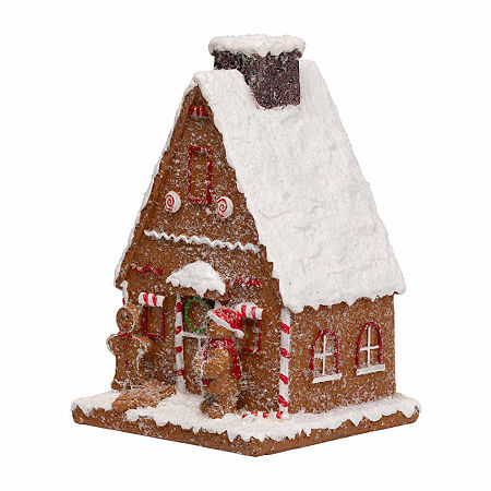 Northlight 8 Gingerbread House Christmas Tabletop Decor, One Size, Brown