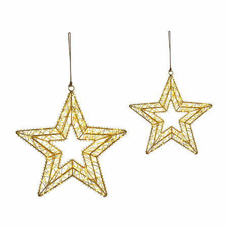 Northlight 18 Led Stars Christmas Yard Art, One Size, Yellow