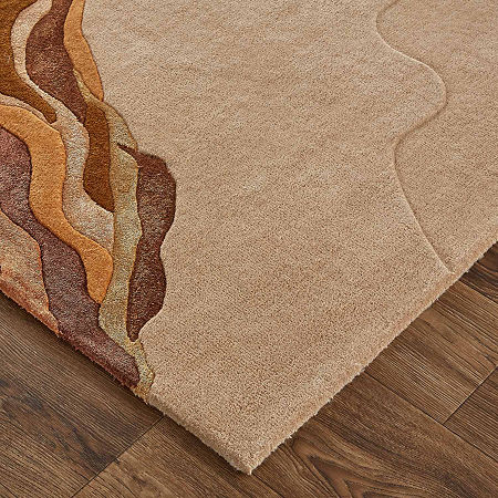 Weave And Wander Arwyn Transitional Abstract Indoor Rectangular Area Rug, One Size, Beige