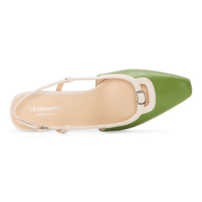 Liz Claiborne Womens Riverview Block Heel Pumps