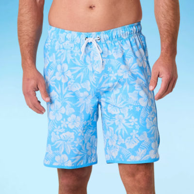 St. John's Bay Stretch Mens Floral Swim Trunks