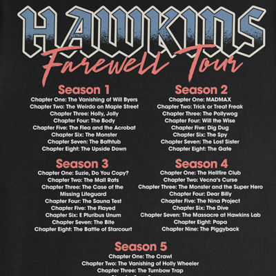 Novelty Mens Crew Neck Short Sleeve Regular Fit Stranger Things Graphic T-Shirt