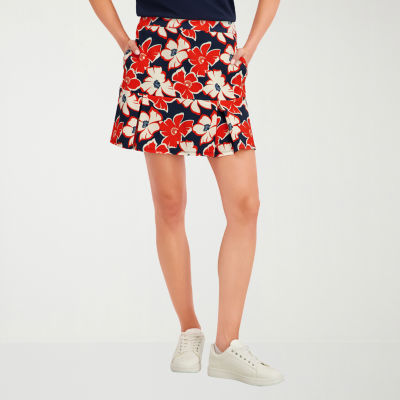 Stella Parker Womens Mid Rise Skort