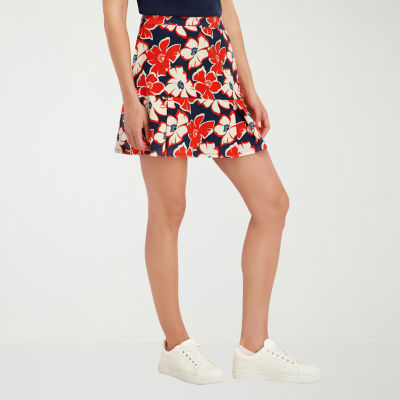 Stella Parker Womens Mid Rise Skort