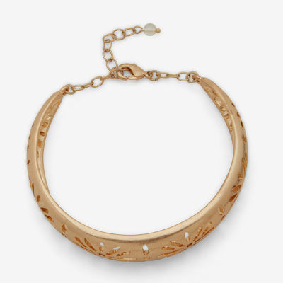 a.n.a Gold Tone Womens Cuff Bracelet