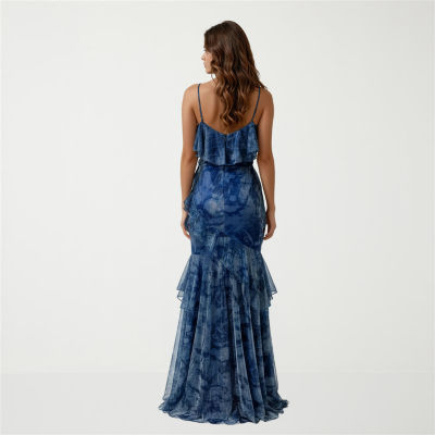 Rene by Rene Ruiz Collection Womens Short Sleeve Evening Gown