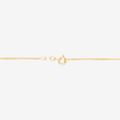 Made in Italy Womens 14K Gold 24 Inch Box Chain Necklace