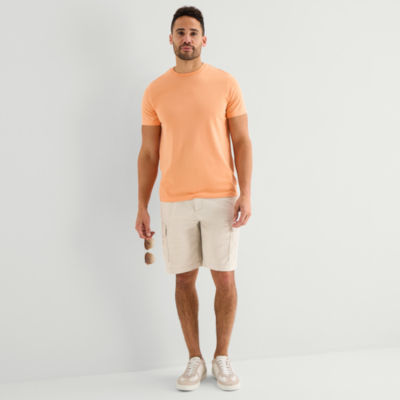 St. John's Bay Mens 10" Mid Rise Stretch Fabric Cargo Short