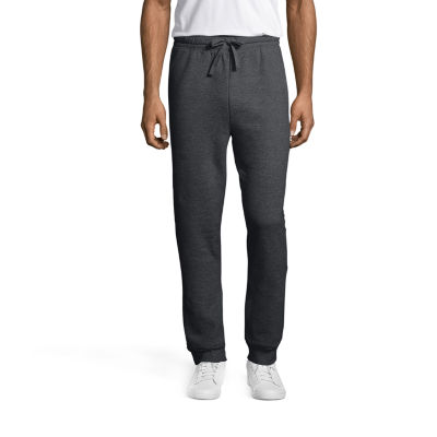 Hanes Ecosmart Mens Tapered Sweatpant, Color: Charcoal Heather - JCPenney