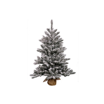 Vickerman 2 Foot Flocked Christmas Tree