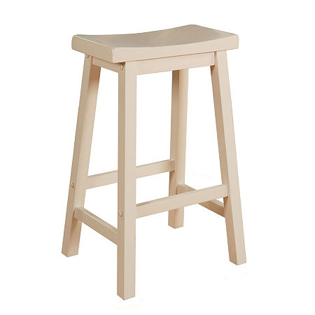 Barberry Barstool In Pure White, One Size, White