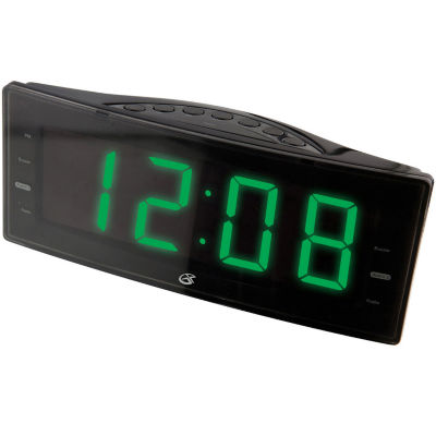 GPX C353B Dual Alarm Clock Radio, Color Black