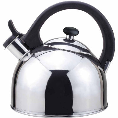 Brentwood 1.7L Tempered Glass Tea Kettle in White 