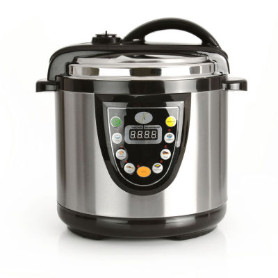 BergHOFF Pressure Cooker 6.3-qt., Color: Black Silver - JCPenney