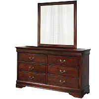 Signature Design by Ashley Ramsay Dresser and Mirror Set, One Size, Brown