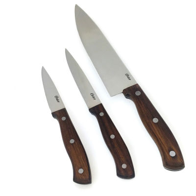 Whitmore 3-pc Knife Set with Black Walnut Handle