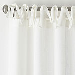 Home Expressions Sheer Tie Top Set of 2 Curtain Panel