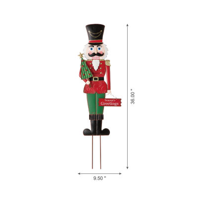 Glitzhome Nutcracker Christmas Yard Art