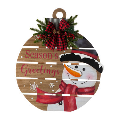 Glitzhome Round Christmas Yard Art