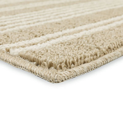 Mohawk Home Piping Stripe Washable Indoor Rectangular Accent Rug