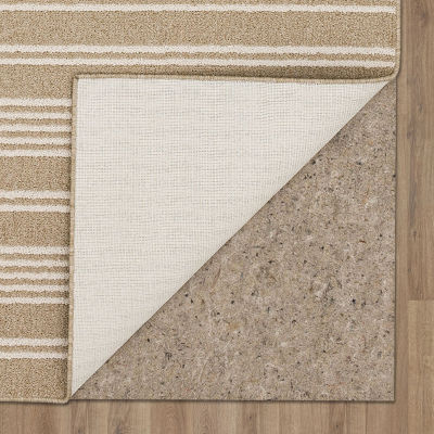 Mohawk Home Piping Stripe Washable Indoor Rectangular Accent Rug