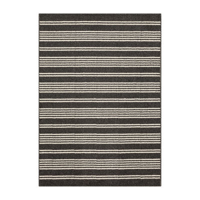 Mohawk Home Piping Stripe Indoor Rectangular Area Rug