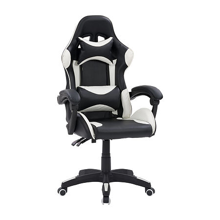 Ravagers Ergonomic Design Adjustable Height Office And Gaming Chair, One Size, White