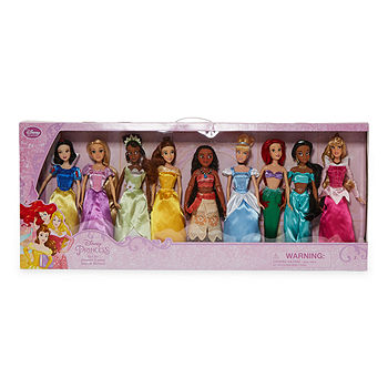 Disney Collection Princess Dolls 9-Piece Playset Princess Doll